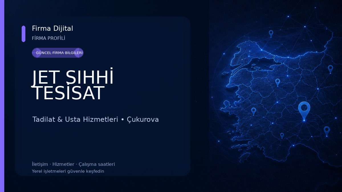 JET SIHHİ TESİSAT Tadilat & Usta Hizmetleri