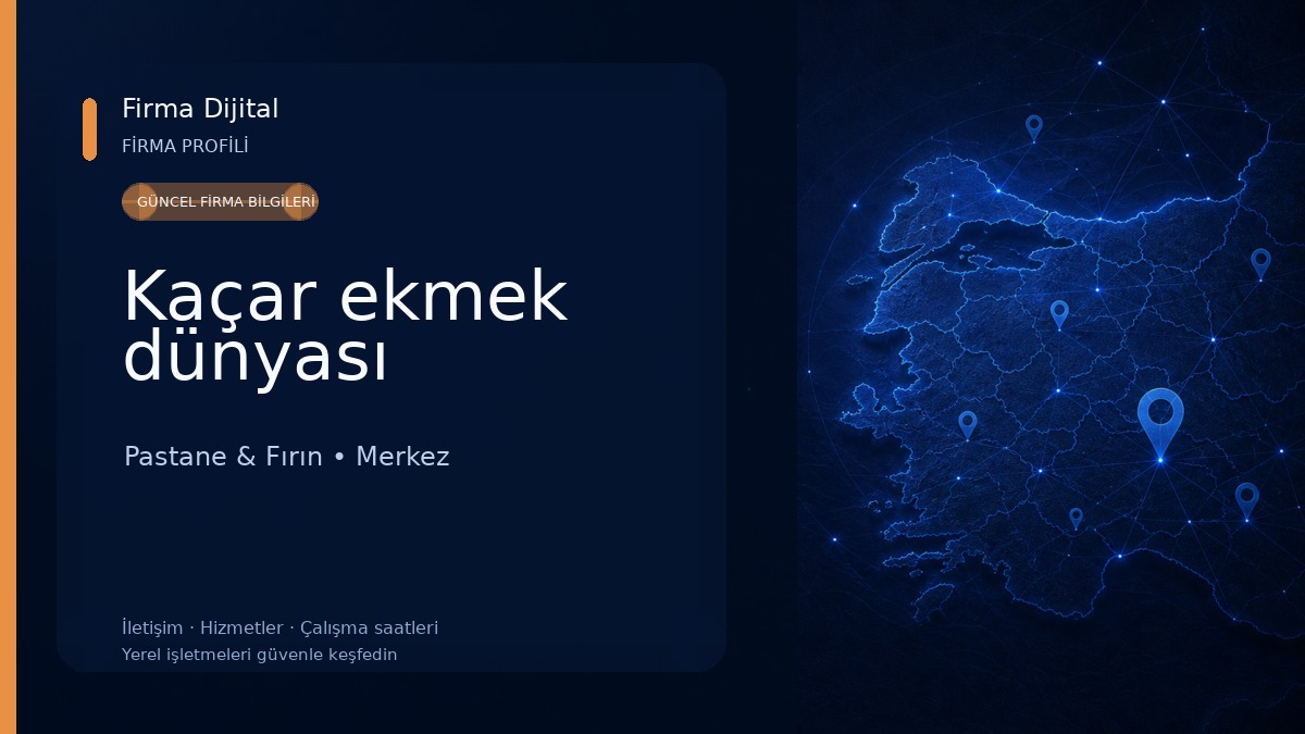 Kaçar ekmek dünyası Pastane & Fırın