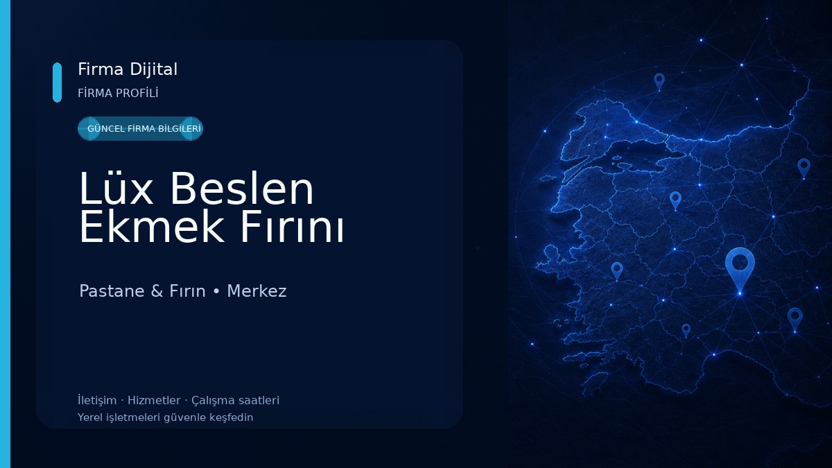 Lüx Beslen Ekmek Fırını Pastane & Fırın