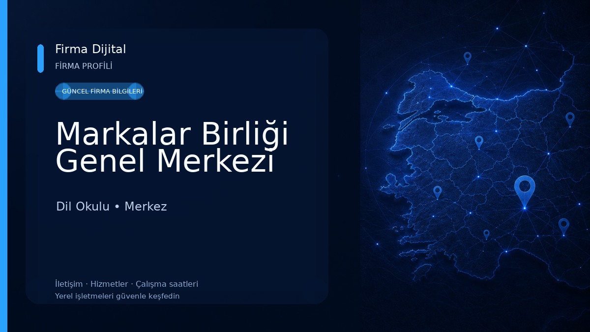 Markalar Birliği Genel Merkezi Dil Okulu