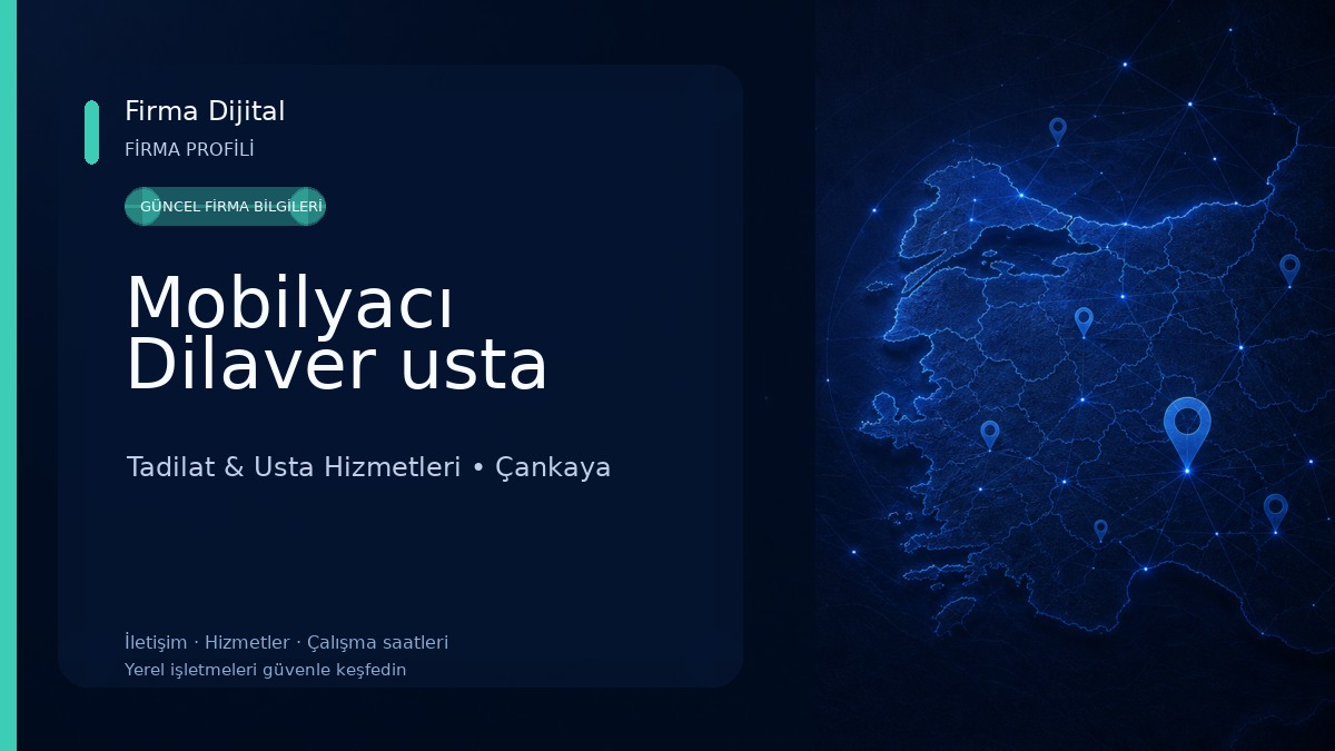 Mobilyacı Dilaver usta 