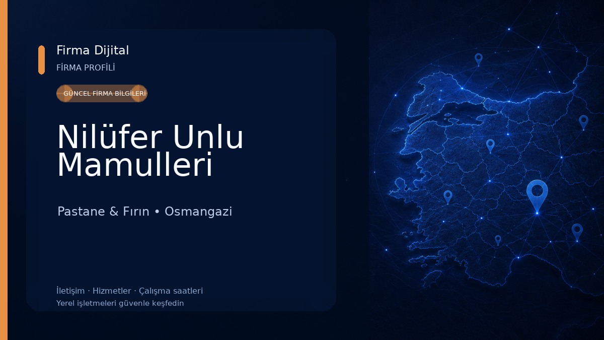 Nilüfer Unlu Mamulleri Pastane & Fırın