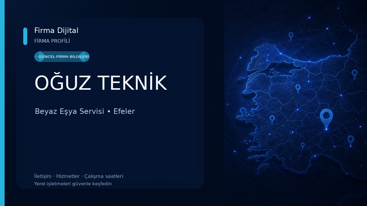 OĞUZ TEKNİK Beyaz Eşya Servisi