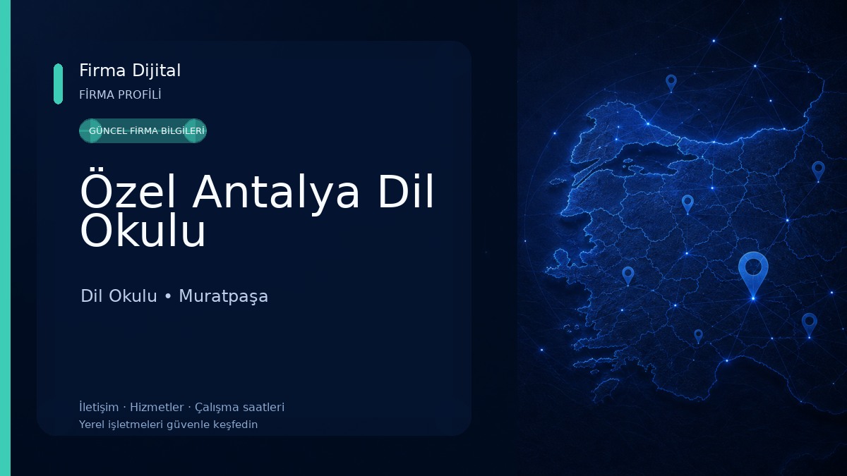 Özel Antalya Dil Okulu Dil Okulu