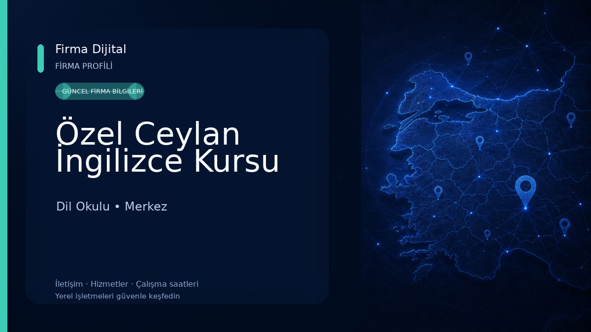 Özel Ceylan İngilizce Kursu Dil Okulu