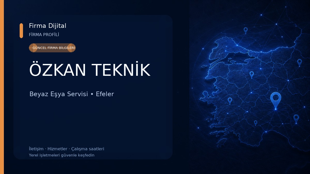 ÖZKAN TEKNİK Beyaz Eşya Servisi