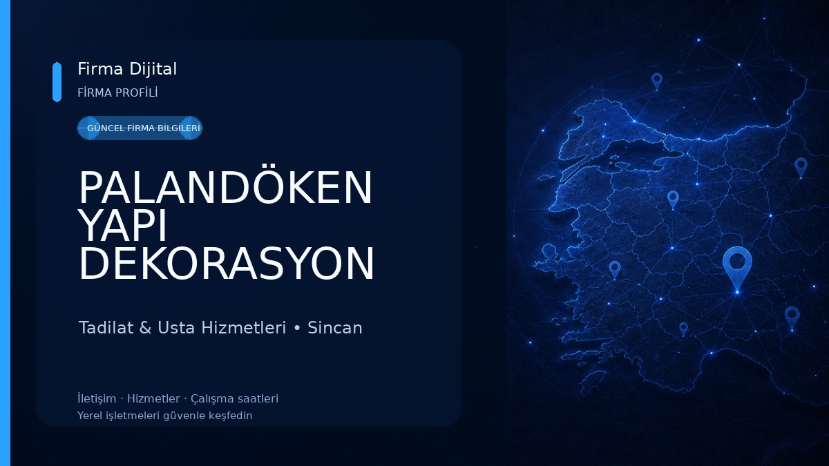 PALANDÖKEN YAPI DEKORASYON TADİLAT TASARIM Tadilat & Usta Hizmetleri
