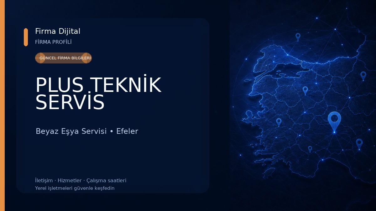PLUS TEKNİK SERVİS Beyaz Eşya Servisi