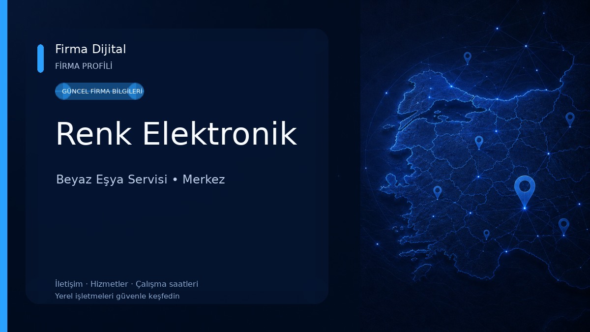 Renk Elektronik Beyaz Eşya Servisi