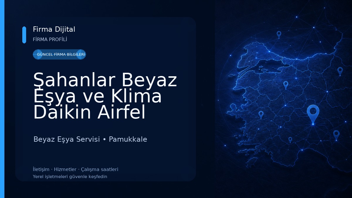 Şahanlar Beyaz Eşya ve Klima Daikin Airfel Yetkili Servisi