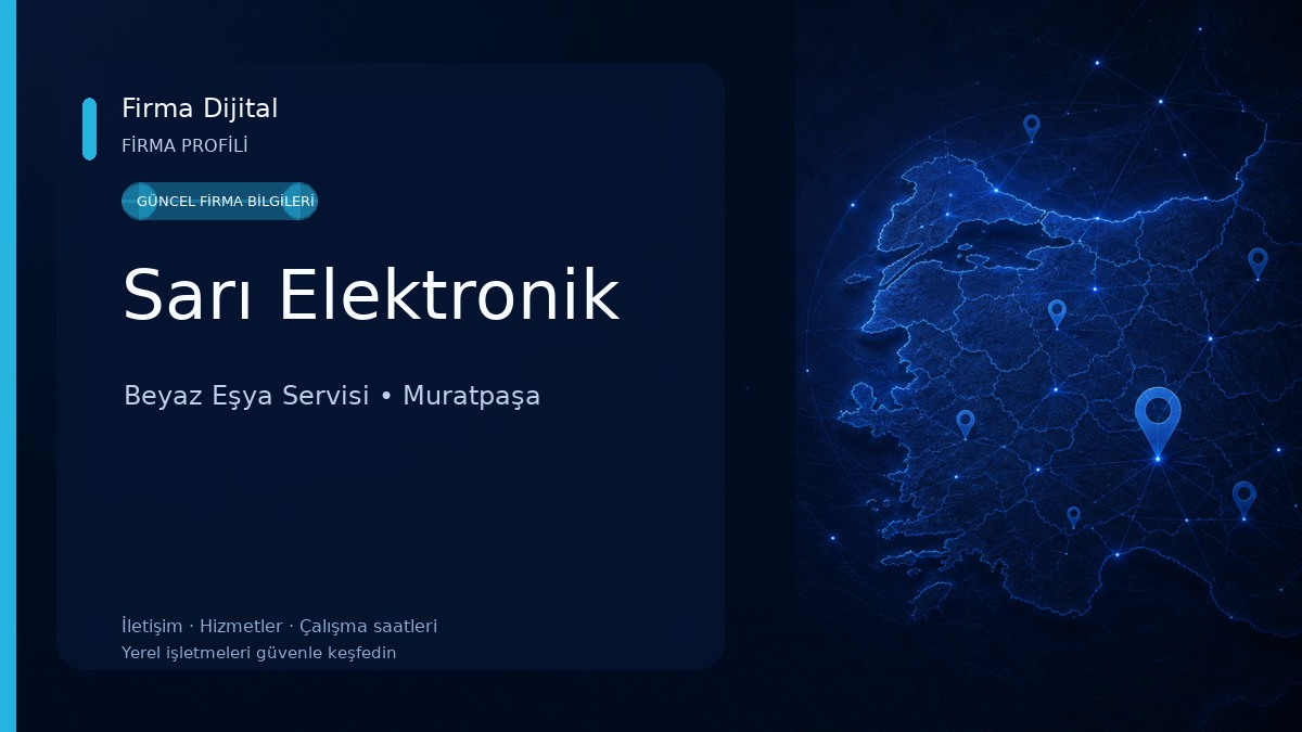 Sarı Elektronik Beyaz Eşya Servisi