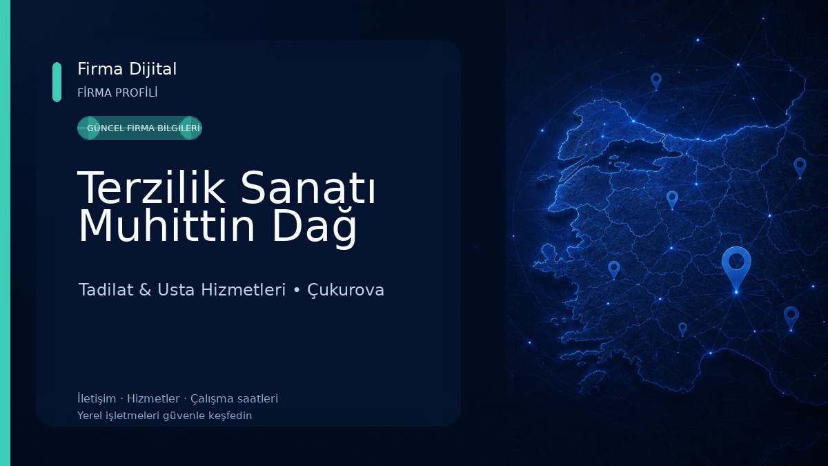 Terzilik Sanatı Muhittin Dağ Tadilat & Usta Hizmetleri