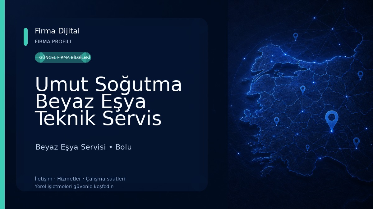 Umut Soğutma Beyaz Eşya Teknik Servis 