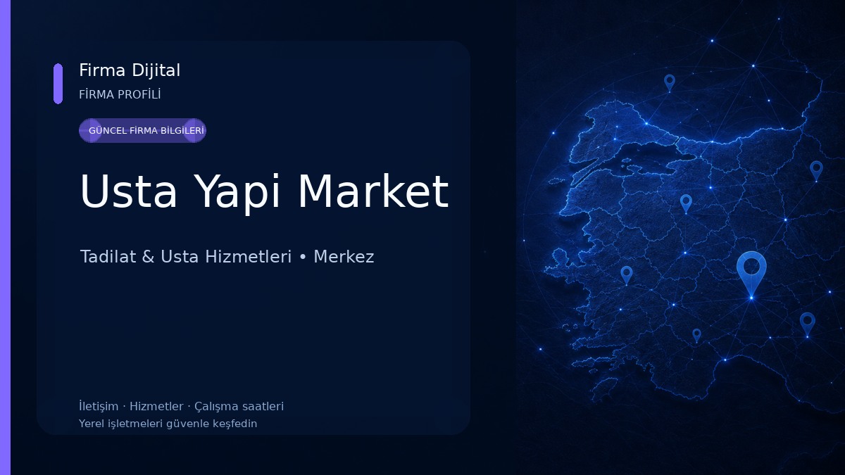 Usta Yapi Market Tadilat & Usta Hizmetleri