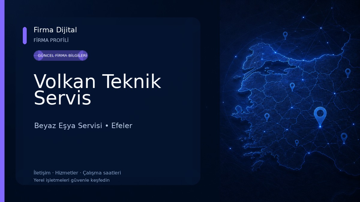 Volkan Teknik Servis Beyaz Eşya Servisi