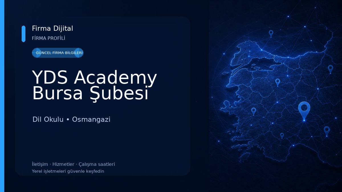 YDS Academy Bursa Şubesi Dil Okulu