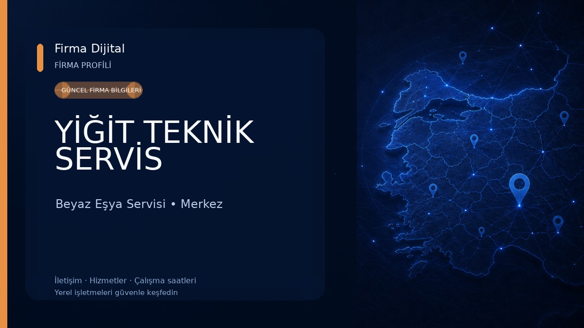 YİĞİT TEKNİK SERVİS Beyaz Eşya Servisi